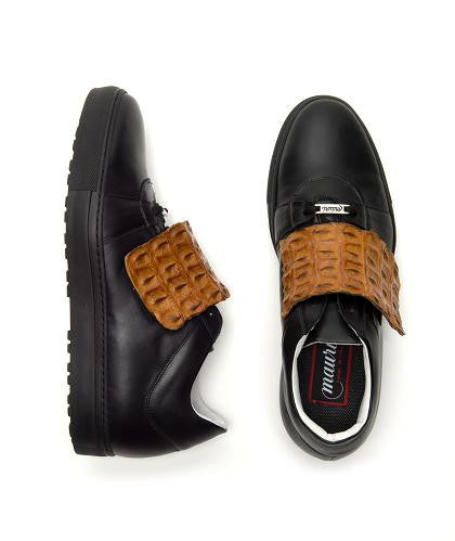 Mauri - "8561 Ironia" Hornback Crocodile Sneaker - Dudes Boutique