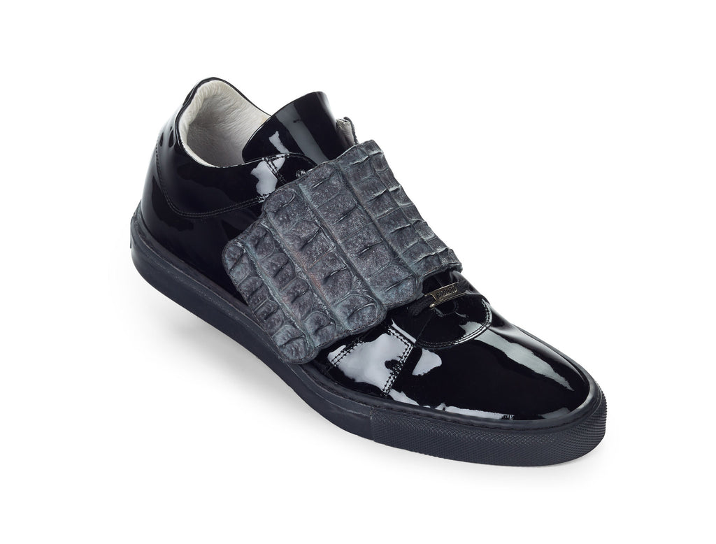 Mauri - "8561" Patent Leather/Hornback Sneaker - Dudes Boutique