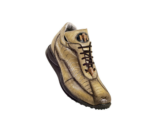 Mauri - "8727 Kings Road" All Over Hand Painted Ostrich Leg Sneaker - Dudes Boutique