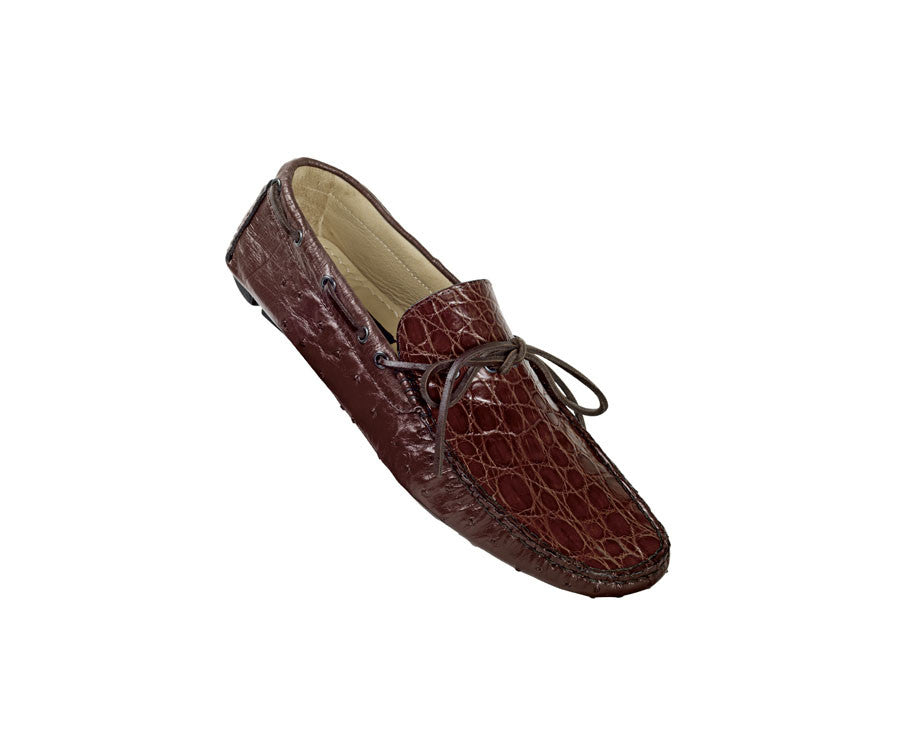 Mauri - "9131 Band" All Over Ostrich Loafer - Dudes Boutique