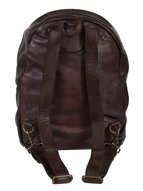 Scully Chocolate Lambskin Backpack - Dudes Boutique