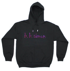 b.b. Simon Big 'B' Volcano Fully Loaded Crystal Hoodie - Dudes Boutique