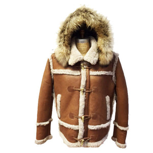 Jakewood - 4700 Sheepskin Marlboro Style Shearling Jacket - Dudes Boutique