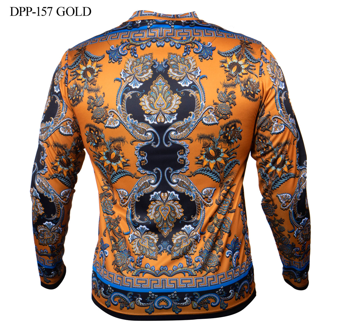 Prestige Orange Blue Majestic L/S Shirt - Dudes Boutique