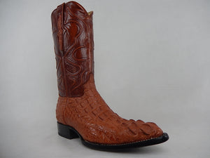 Wild West Boots Cognac Crocodile Cowboy Boot 900203 - Dudes Boutique