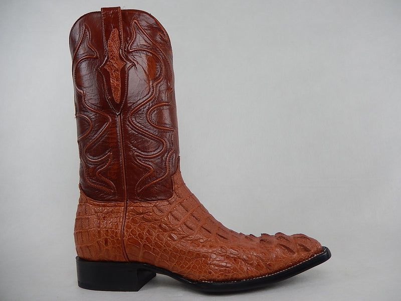 Wild West Boots Cognac Crocodile Cowboy Boot 900203 - Dudes Boutique