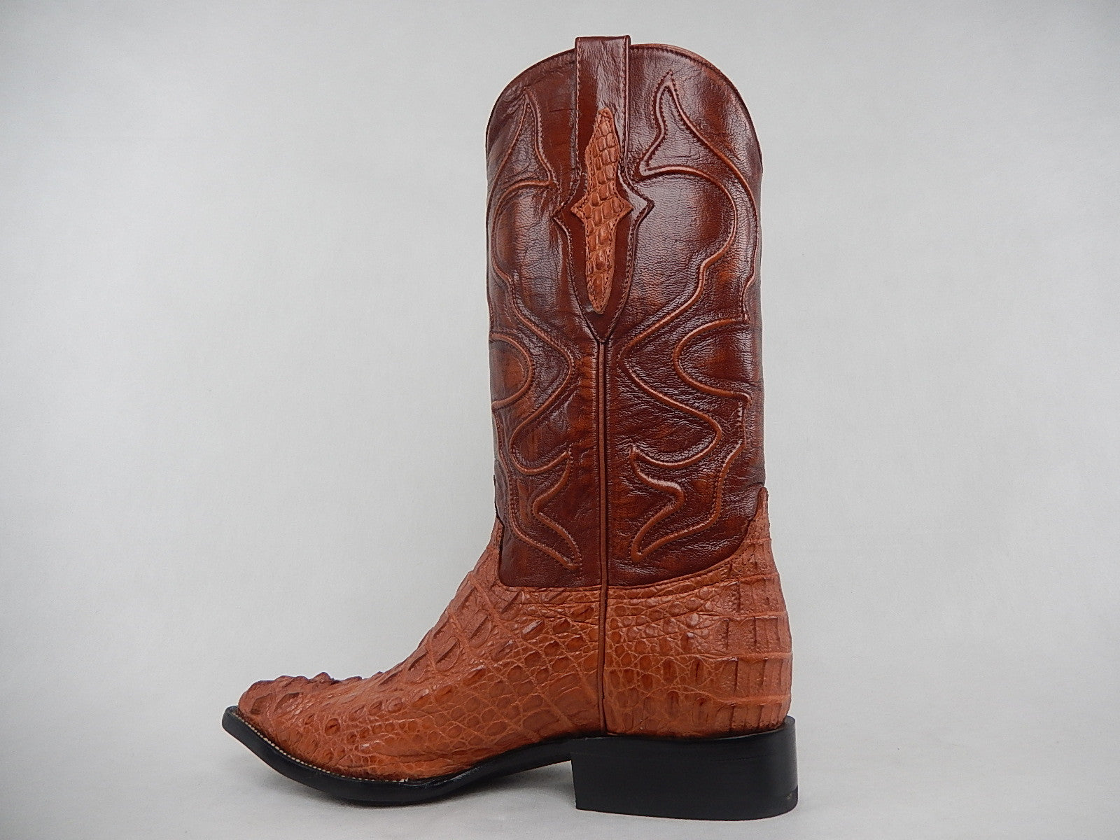 Wild West Boots Cognac Crocodile Cowboy Boot 900203 - Dudes Boutique