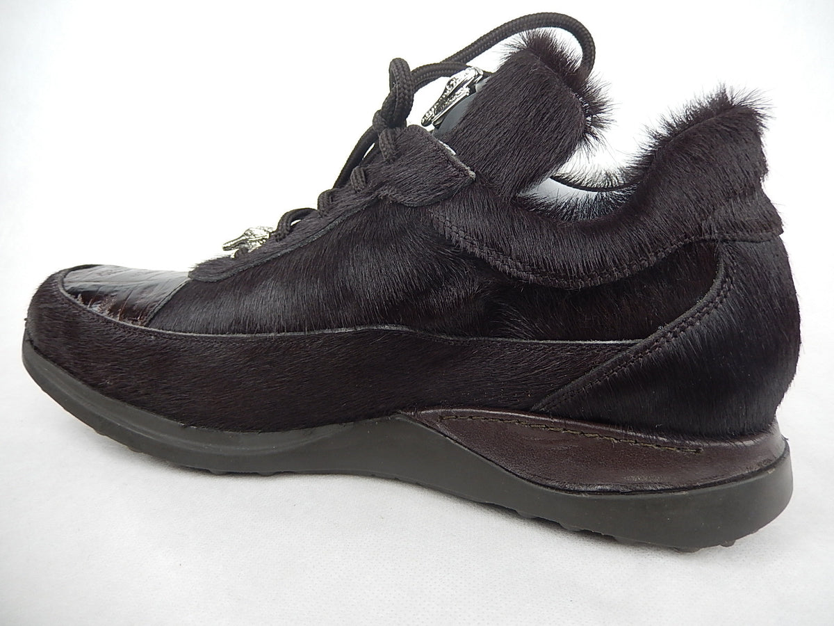 Mauri Pony Hair and Alligator Sneakers 8900/2 - Dudes Boutique