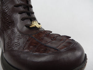 Mauri Custom Crocodile Tail Sneaker 8911 - Dudes Boutique