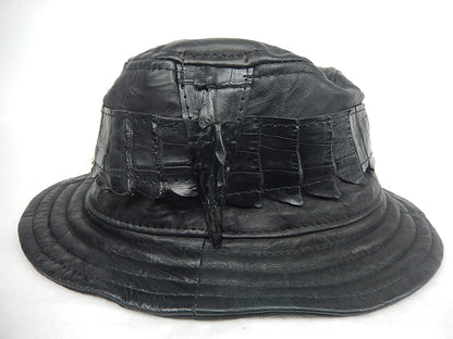G Gator Crocodile x Lambskin Bucket Hat - Dudes Boutique
