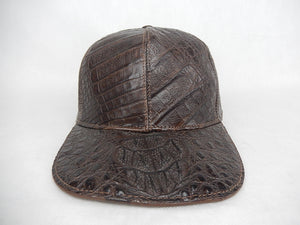 Brown Alligator Cap - Dudes Boutique