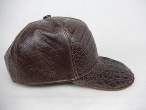 Brown Alligator Cap - Dudes Boutique