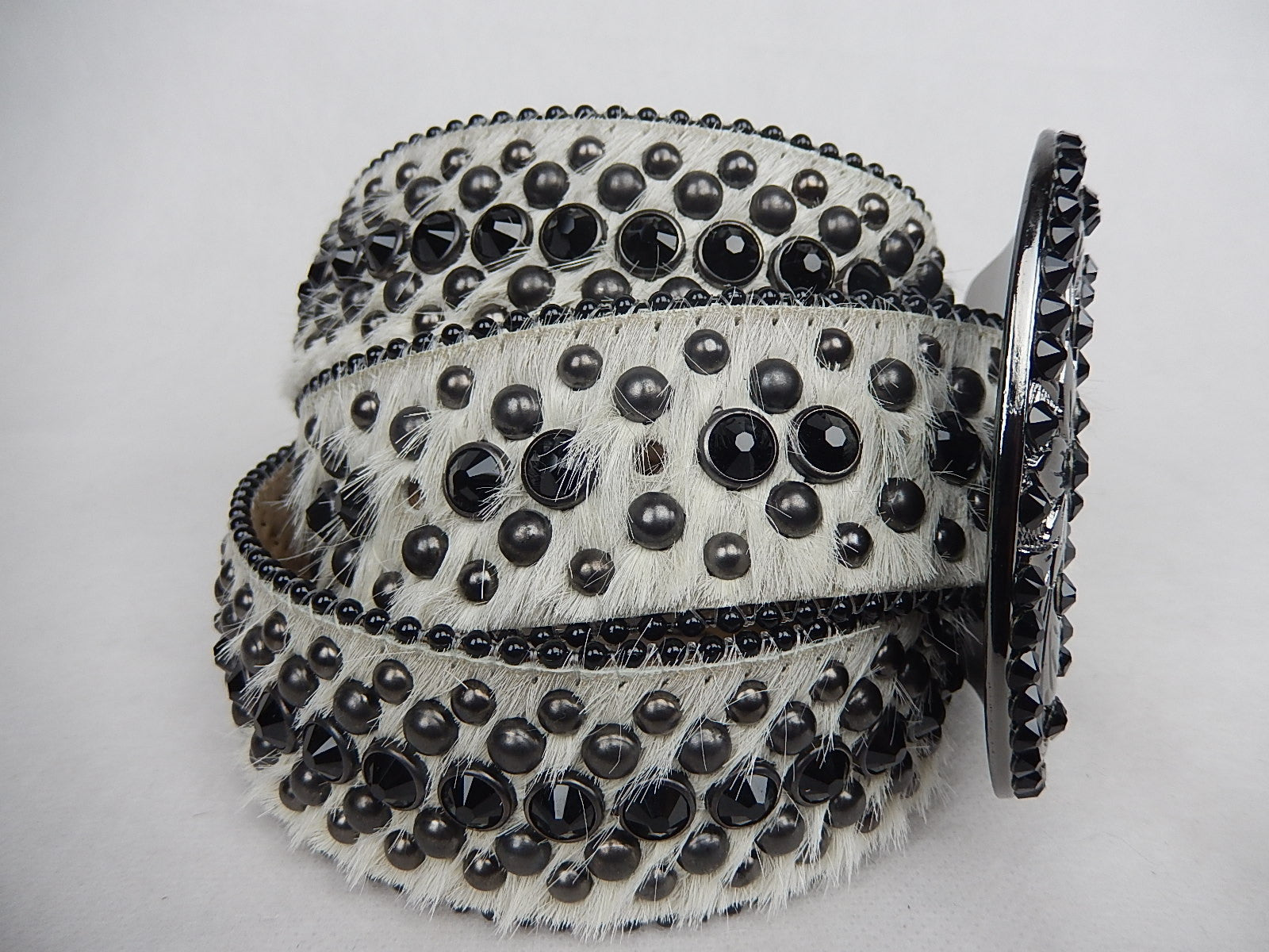 b.b. Simon 'Moon Rock' Crystal Belt - Dudes Boutique