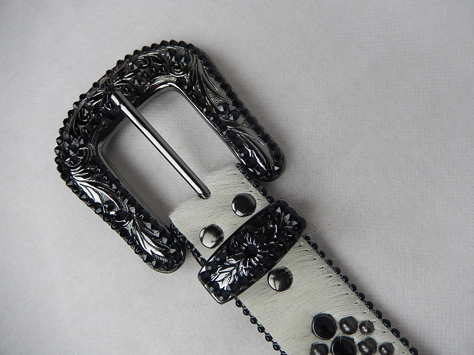 b.b. Simon 'Moon Rock' Crystal Belt - Dudes Boutique