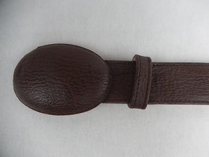 Wild West Boots Chocolate Shark Skin Belt - Dudes Boutique