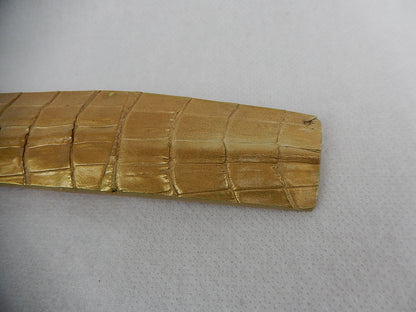 Safari Gold Croodile Belt - Dudes Boutique
