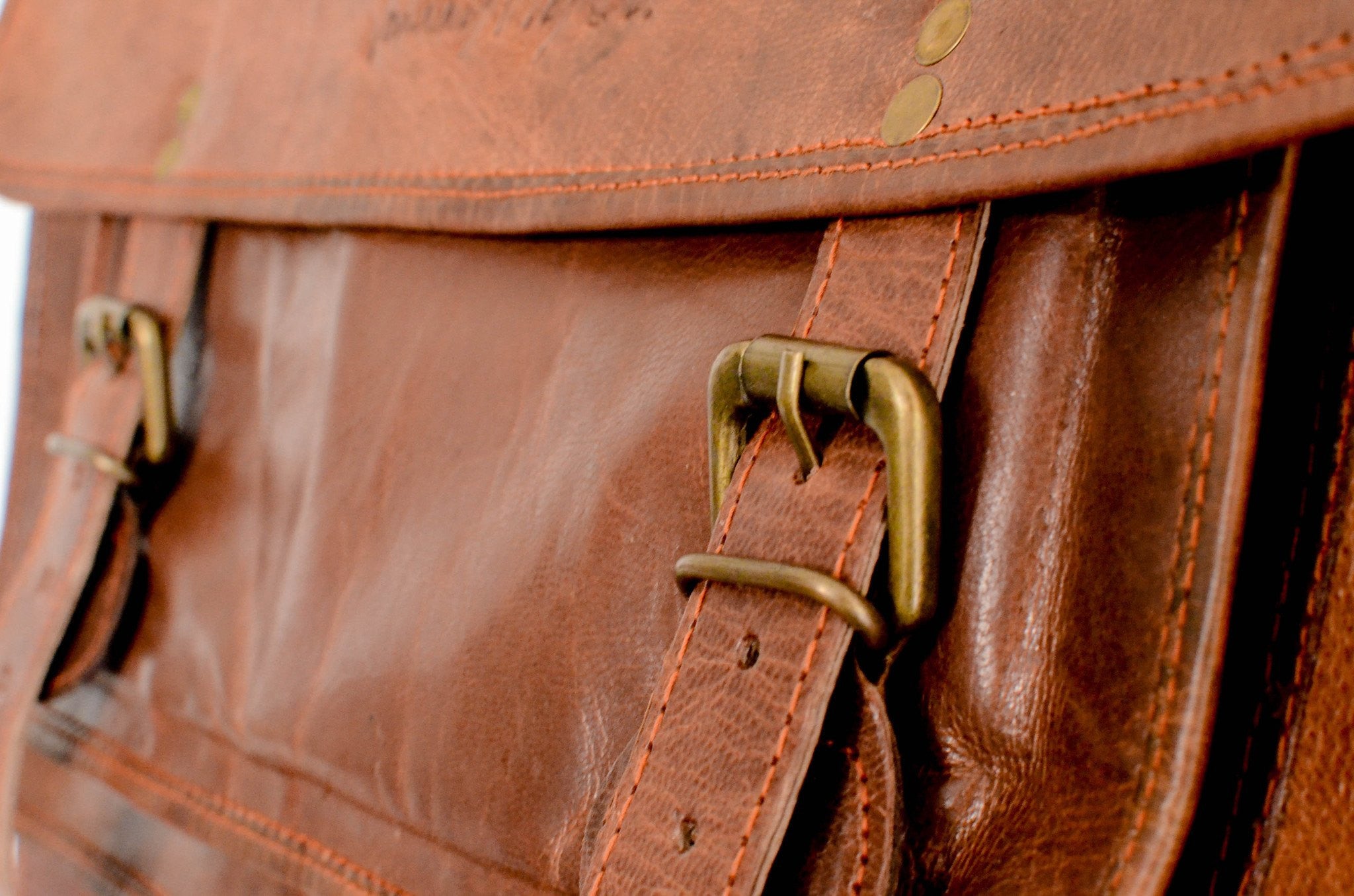 Johnny Fly Co. Leather Business Laptop Messenger - Dudes Boutique