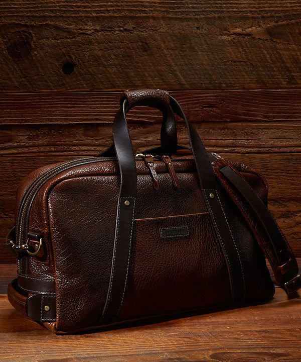 Coronado Leather Bison Weekender Bag - Dudes Boutique