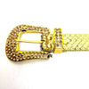 b.b. Simon 'Golden Cobra' Crystal Belt - Dudes Boutique