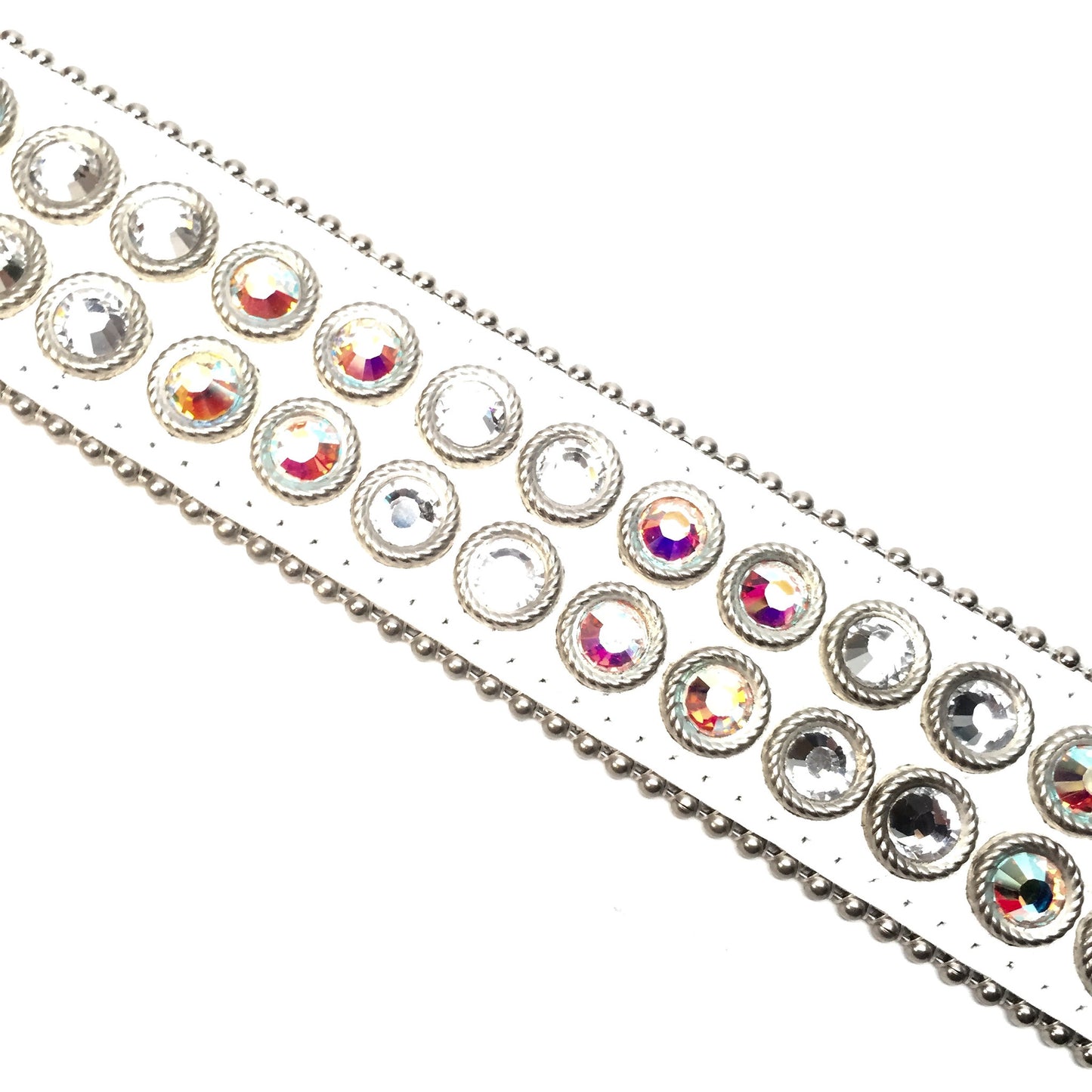 b.b. Simon - "Flash" 2-Row Crystal Belt - Dudes Boutique