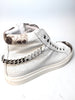 Mauri 6105 Python Chained Napa Leather Sneakers - Dudes Boutique