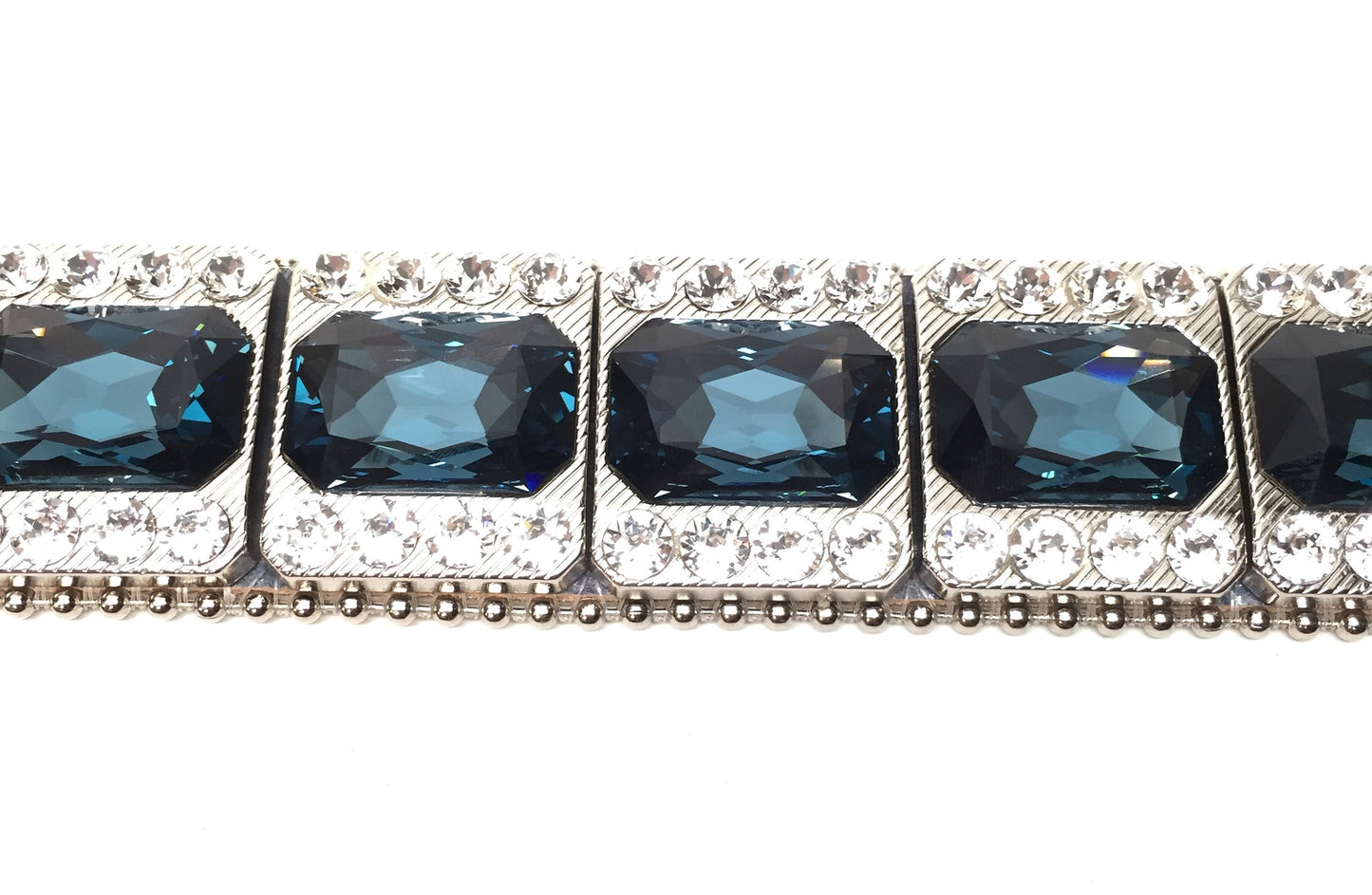 b.b. Simon " Royal Sapphire" Crystal Belt - Dudes Boutique