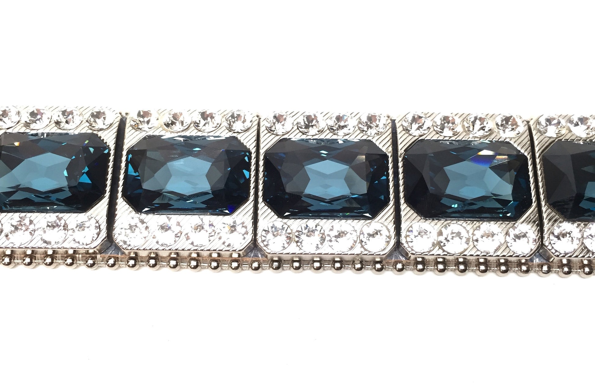 b.b. Simon " Royal Sapphire" Crystal Belt - Dudes Boutique