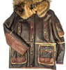 Jakewood Chocolate Shearling with Fox Collar - Dudes Boutique