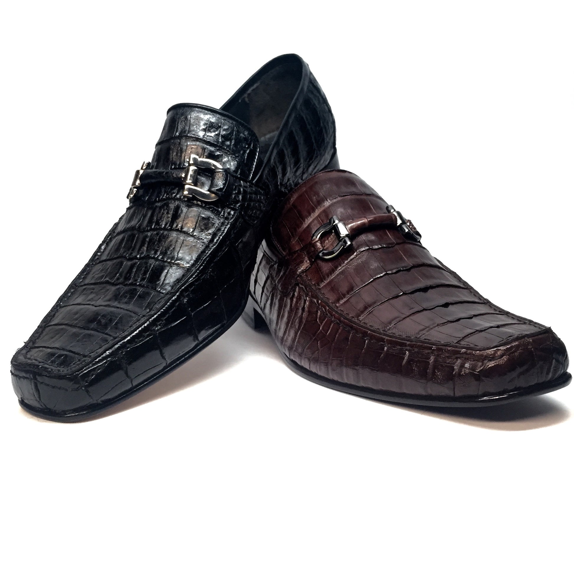 Los Altos All-Over Crocodile Belly Loafers - Dudes Boutique