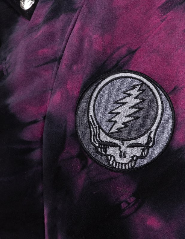 Schott NYC Pink Grateful Dead Women's Perfecto Motorcycle Jacket - Dudes Boutique