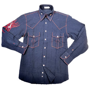 Angelino Hand Stitched Button Up Shirt - Dudes Boutique