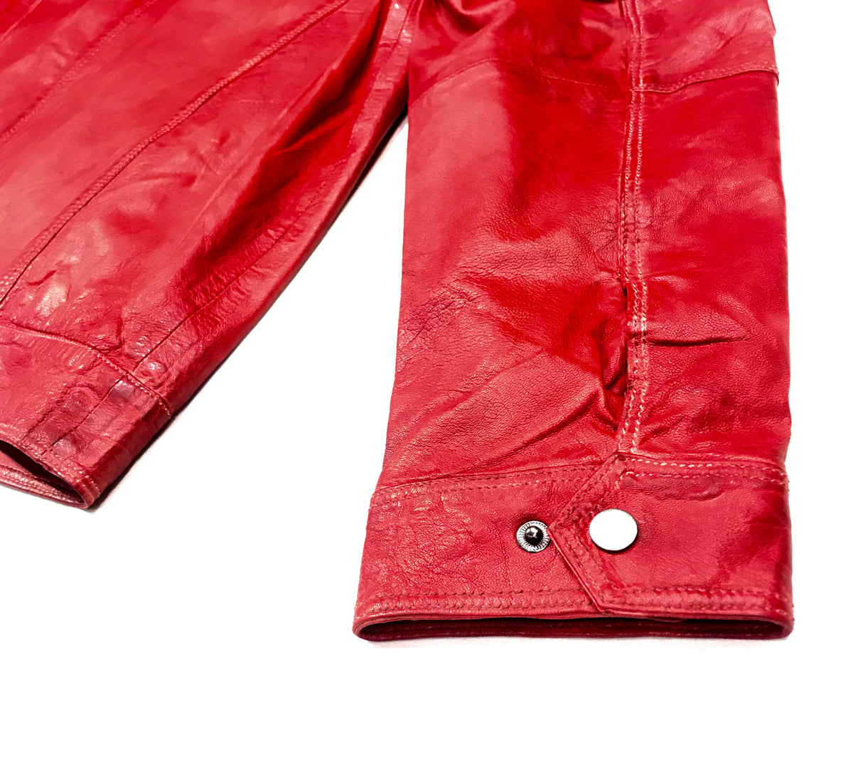 Missani Le Collezioni Men's Red Lambskin Leather Jacket - Dudes Boutique