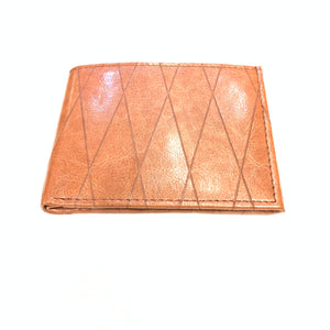 Ace Caramel Wax Leather Bi-fold Wallet - Dudes Boutique