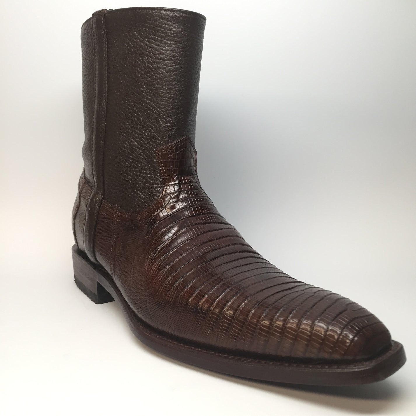 Genuine Black Teju Lizard Oxfords Dress Los Altos Shoe For Men