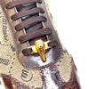 Mauri ‘54312’ Brown Baby Crocodile + Nappa Leather Sneakers - Dudes Boutique