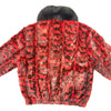 Kashani Women's Red Diamond Cut Mink Fur Coat - Dudes Boutique