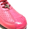 Mauri M770 Fuchsia Crocodile Perforated Nappa Leather Sneaker - Dudes Boutique