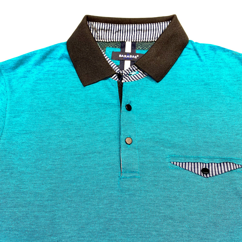 Barabas Turquoise Polo Shirt - Dudes Boutique