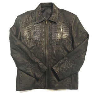 Safari Laced Crocodile/Lambskin Jackets - Dudes Boutique