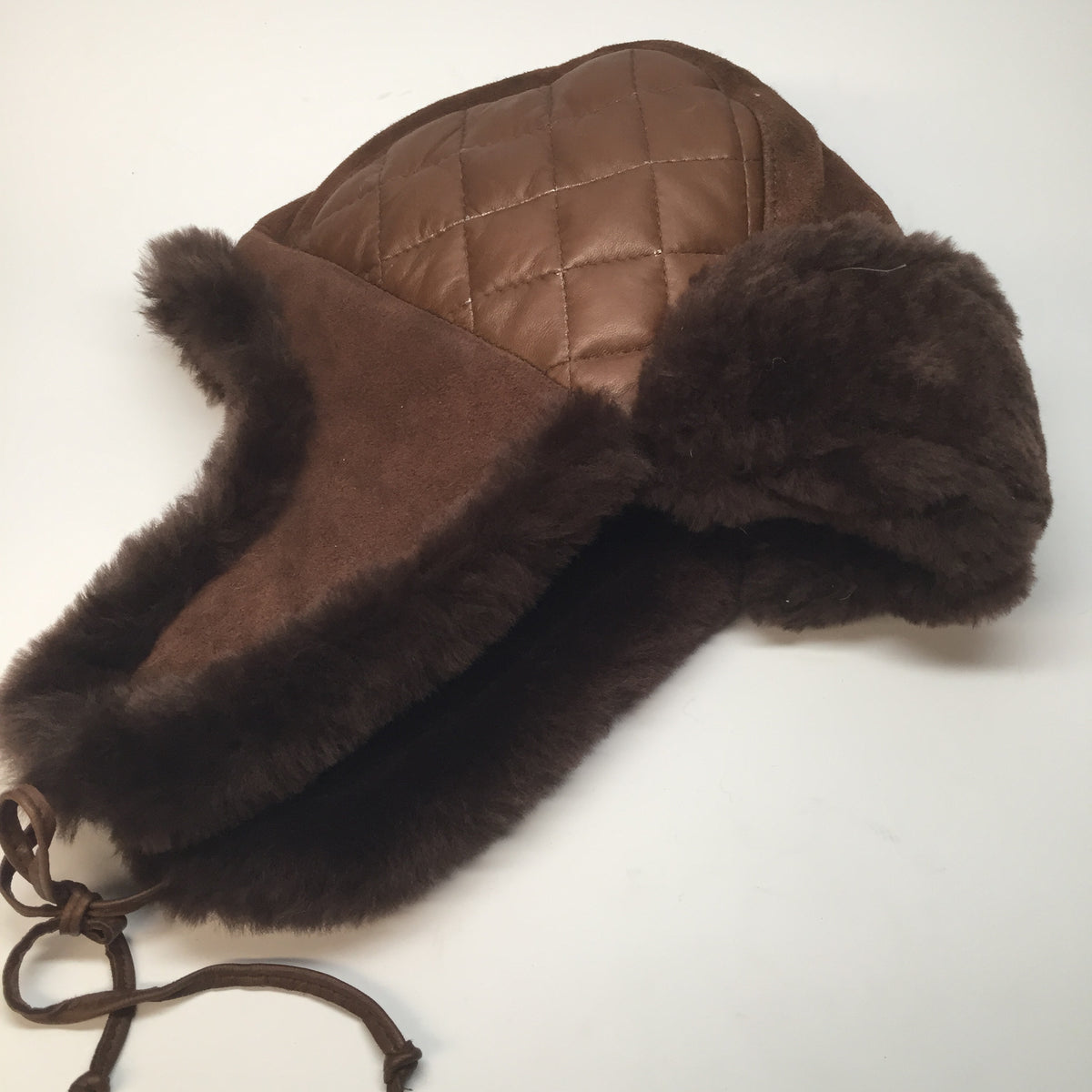 Jakewood Quilted Brown Aviator Hat - Dudes Boutique