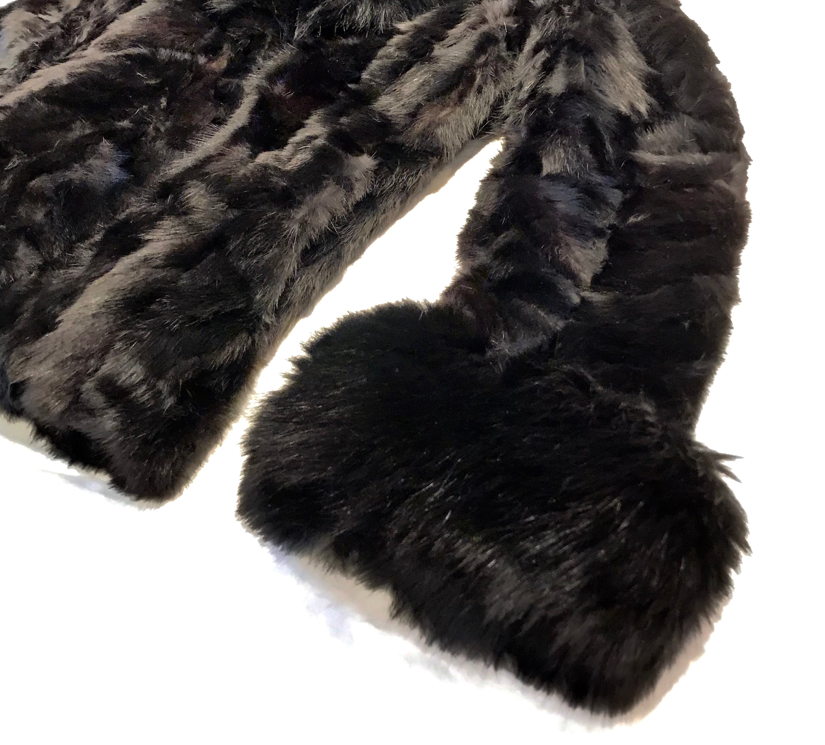 Kashani Ladies Black Bomber Mink Fur Coat - Dudes Boutique