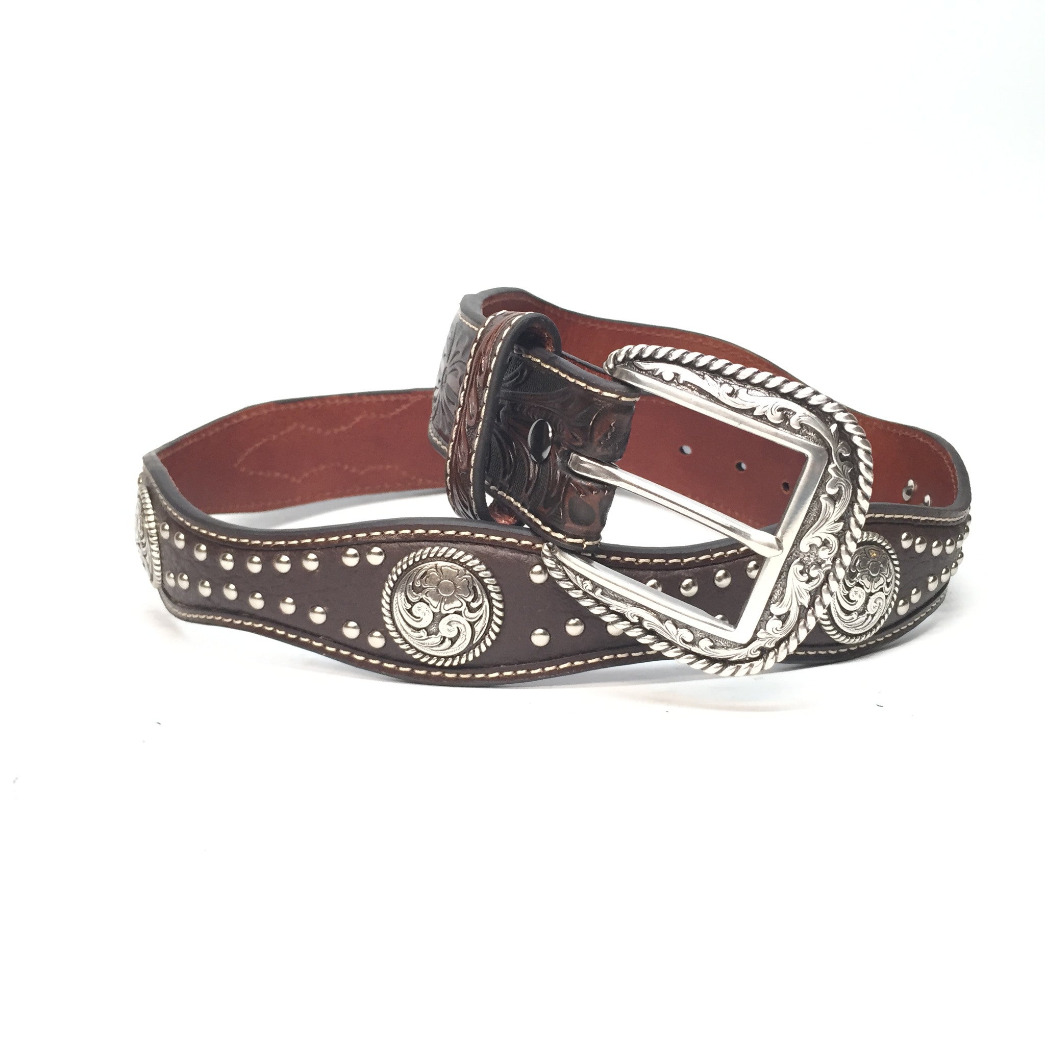 Nocona Studded Western Belt - Dudes Boutique