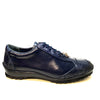Los Altos Navy Blue Ostrich Leg Lace Up Sneakers - Dudes Boutique