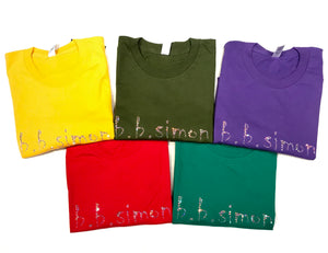 b.b. Simon Crystal Crewneck T-shirt - Dudes Boutique