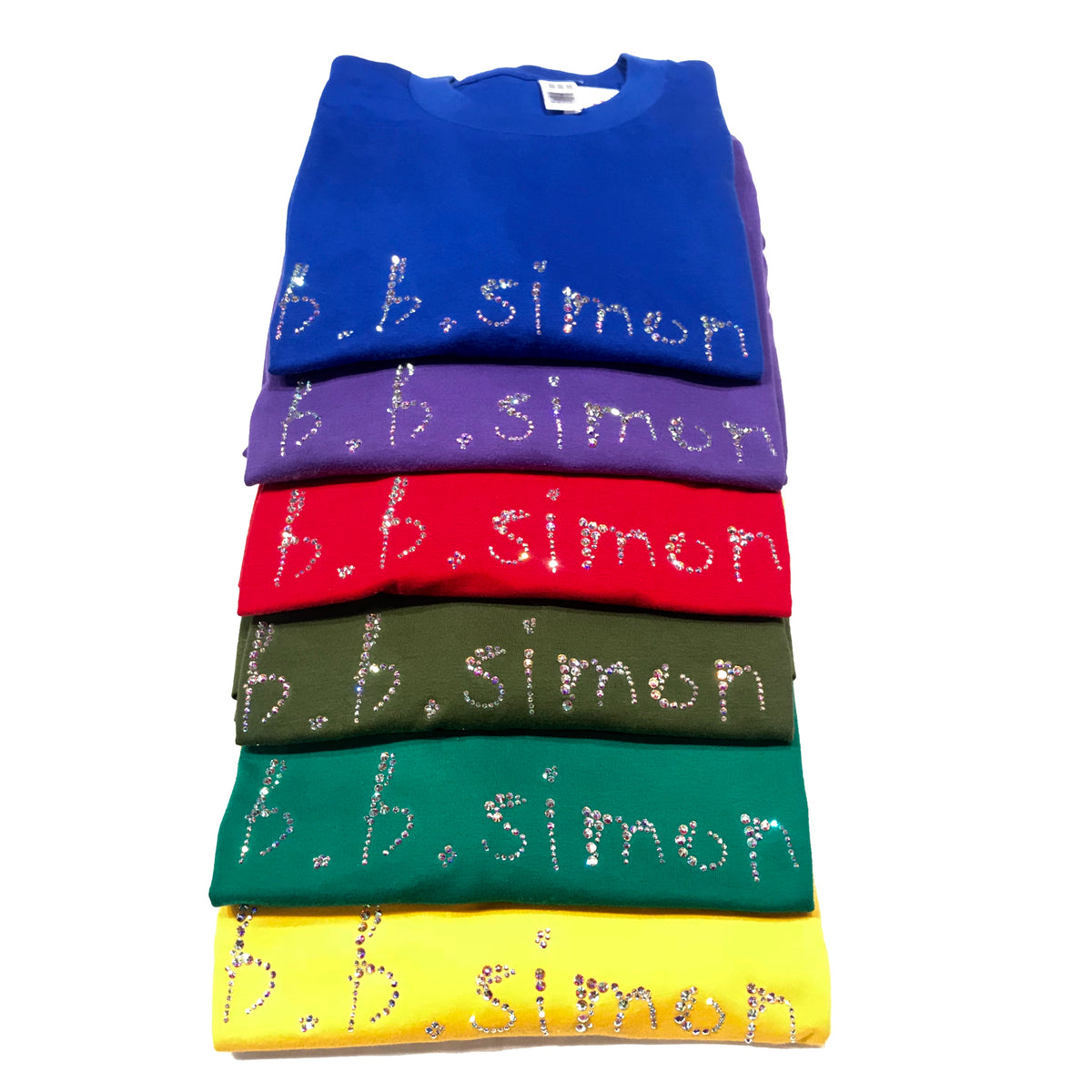 b.b. Simon Crystal Crewneck T-shirt - Dudes Boutique