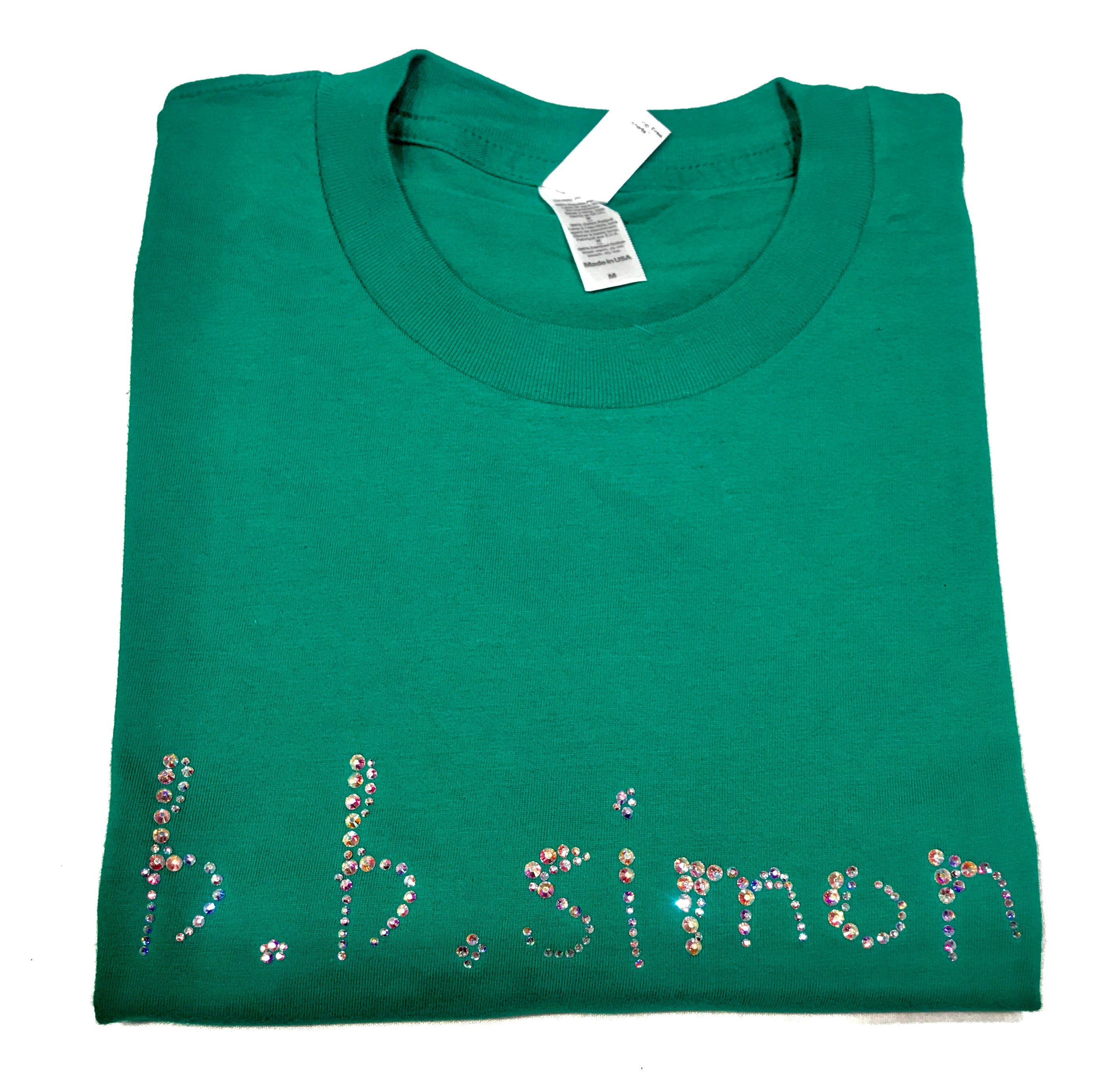 b.b. Simon Crystal Crewneck T-shirt - Dudes Boutique