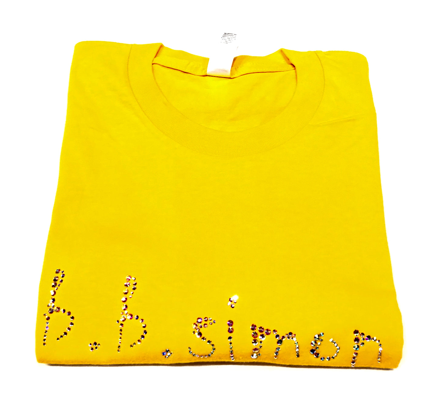b.b. Simon Crystal Crewneck T-shirt - Dudes Boutique