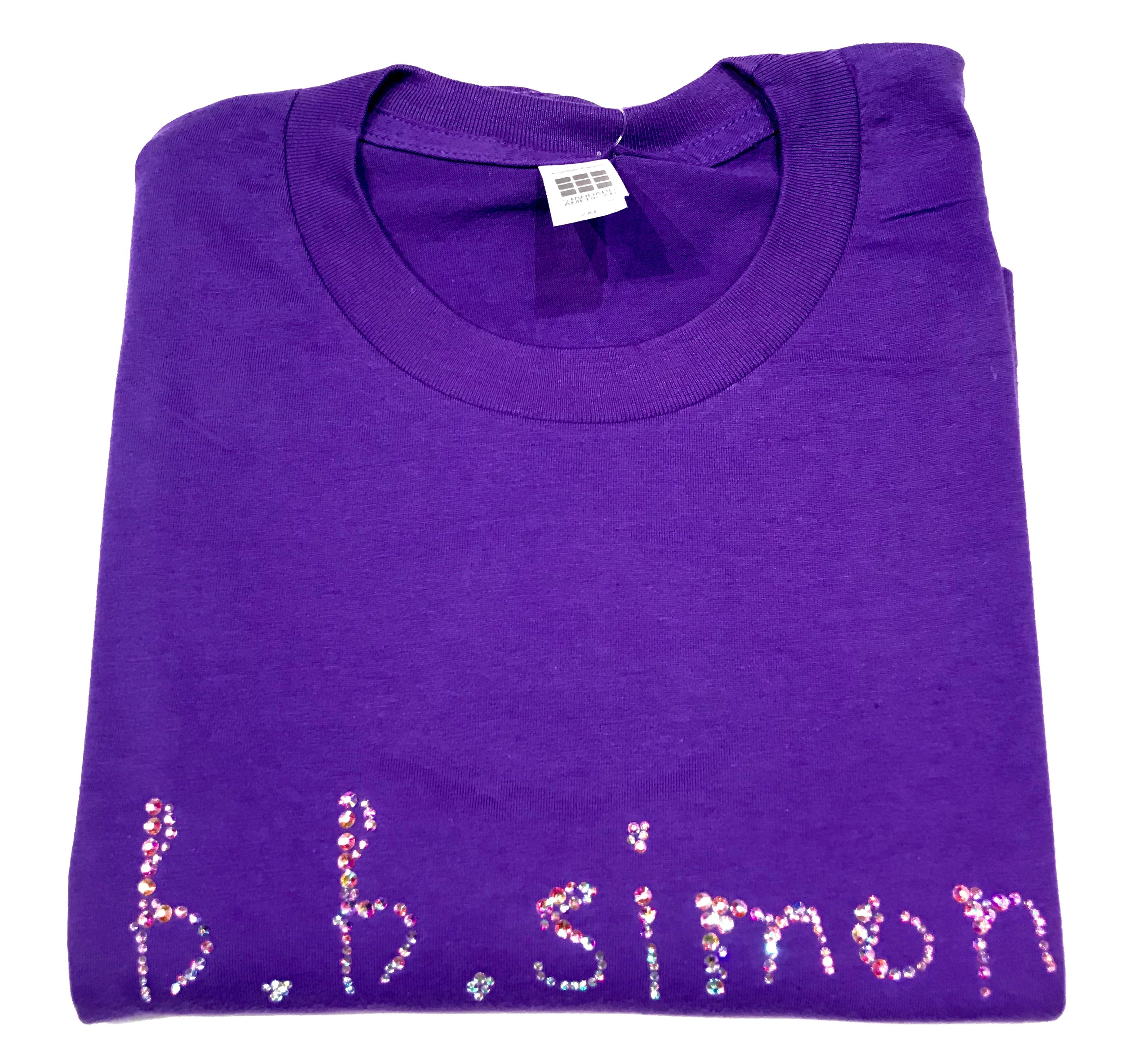 b.b. Simon Crystal Crewneck T-shirt - Dudes Boutique