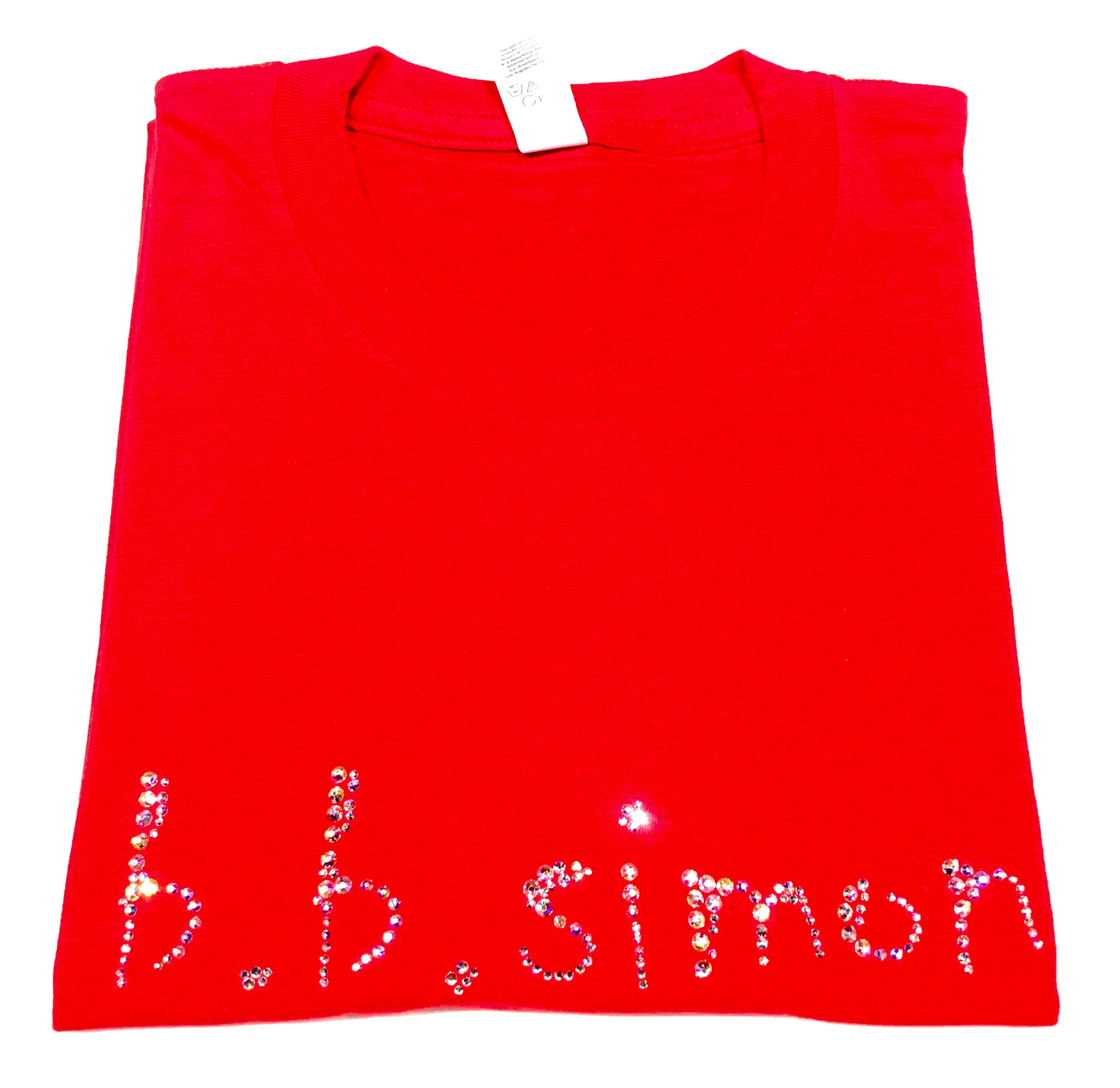 b.b. Simon Crystal Crewneck T-shirt - Dudes Boutique