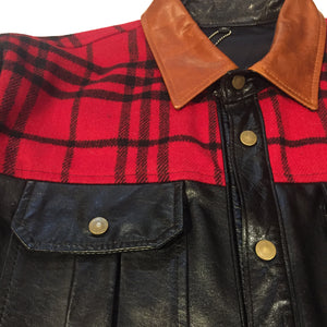 G-Gator Plaid Leather Shirt 25 - Dudes Boutique